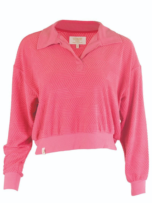 Simply Southern Pullover Terry Long Sleeve Top