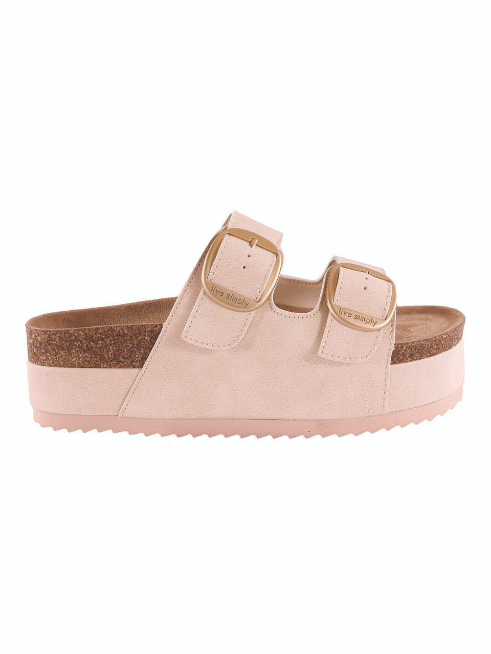 Simply Southern Platform Sandal - White