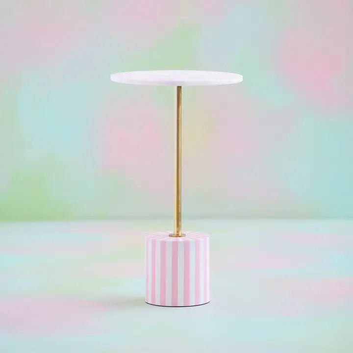 Glitterville Pink & Marble Table