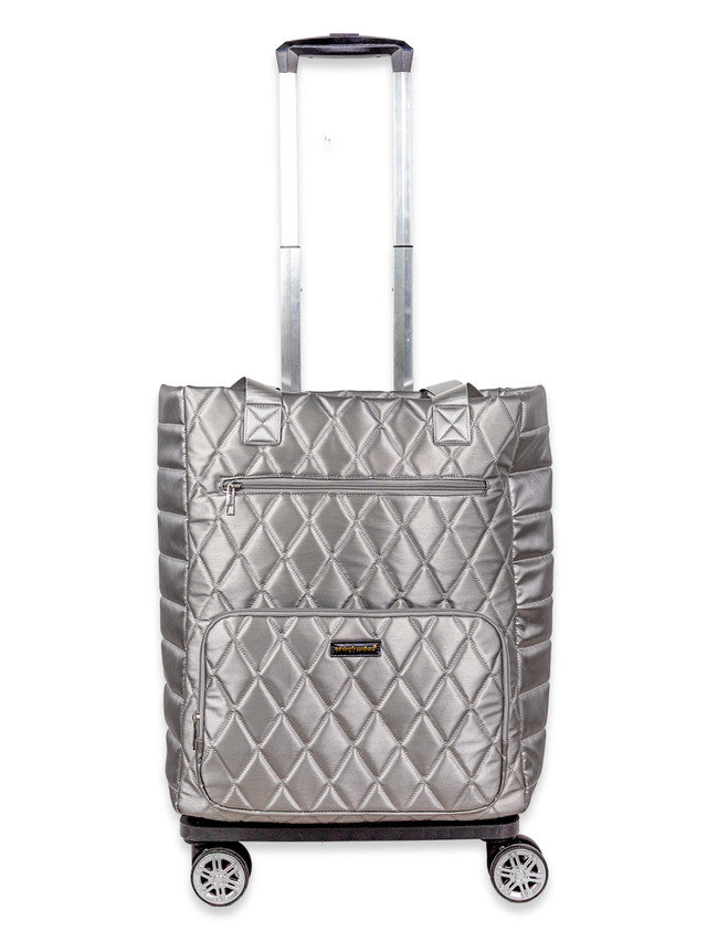 Simply Southern Swivel Roll Tote- Silver