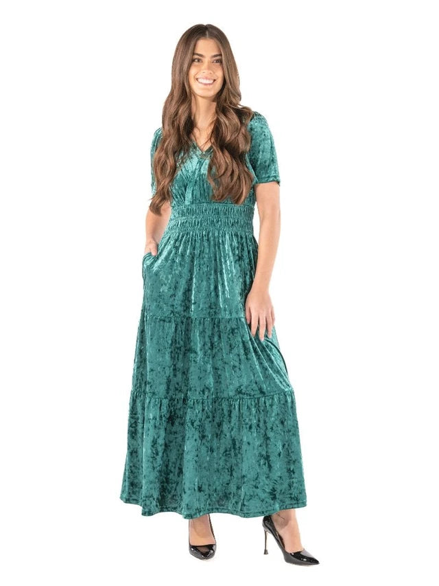 Simply Southern Elma Maxi Dress- Green