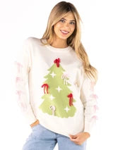 Simply Southern Sweater With Trees & Bows