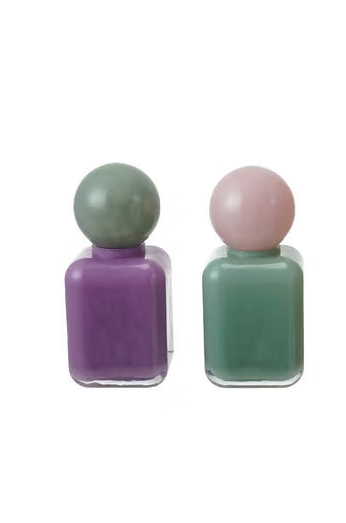 Hazel Mazel Square Glass Jars With Round Lids