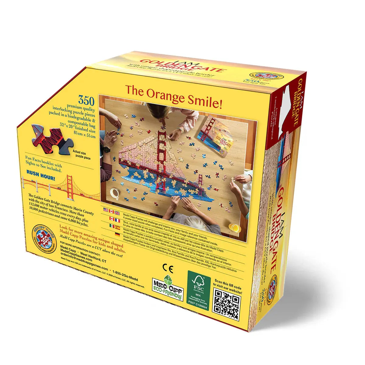 Madd Capp 300 Piece Jigsaw Puzzles- I Am Goldengate Bridge