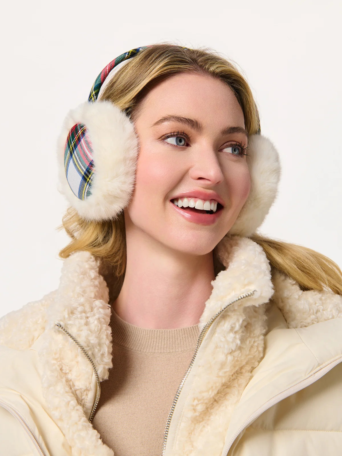 Ivory Scottie Earmuffs