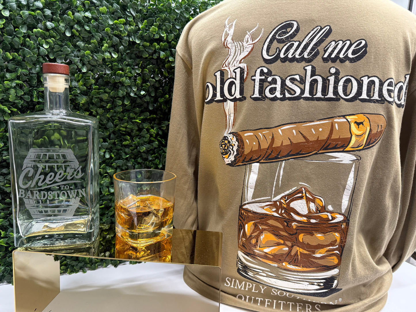 Simply Southern Old Fashioned Mens Long Sleeve Shirt