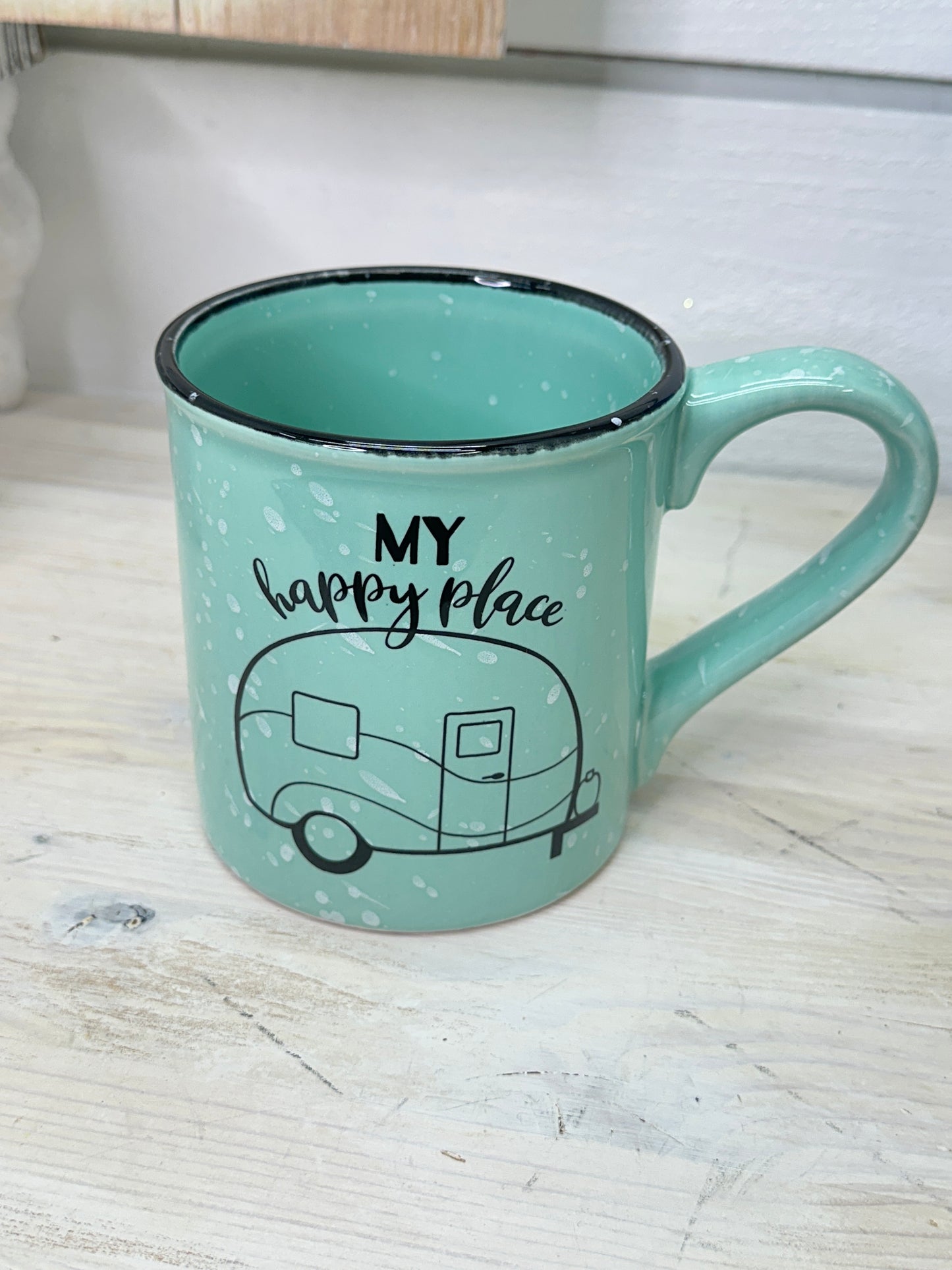 Green Camper Mug
