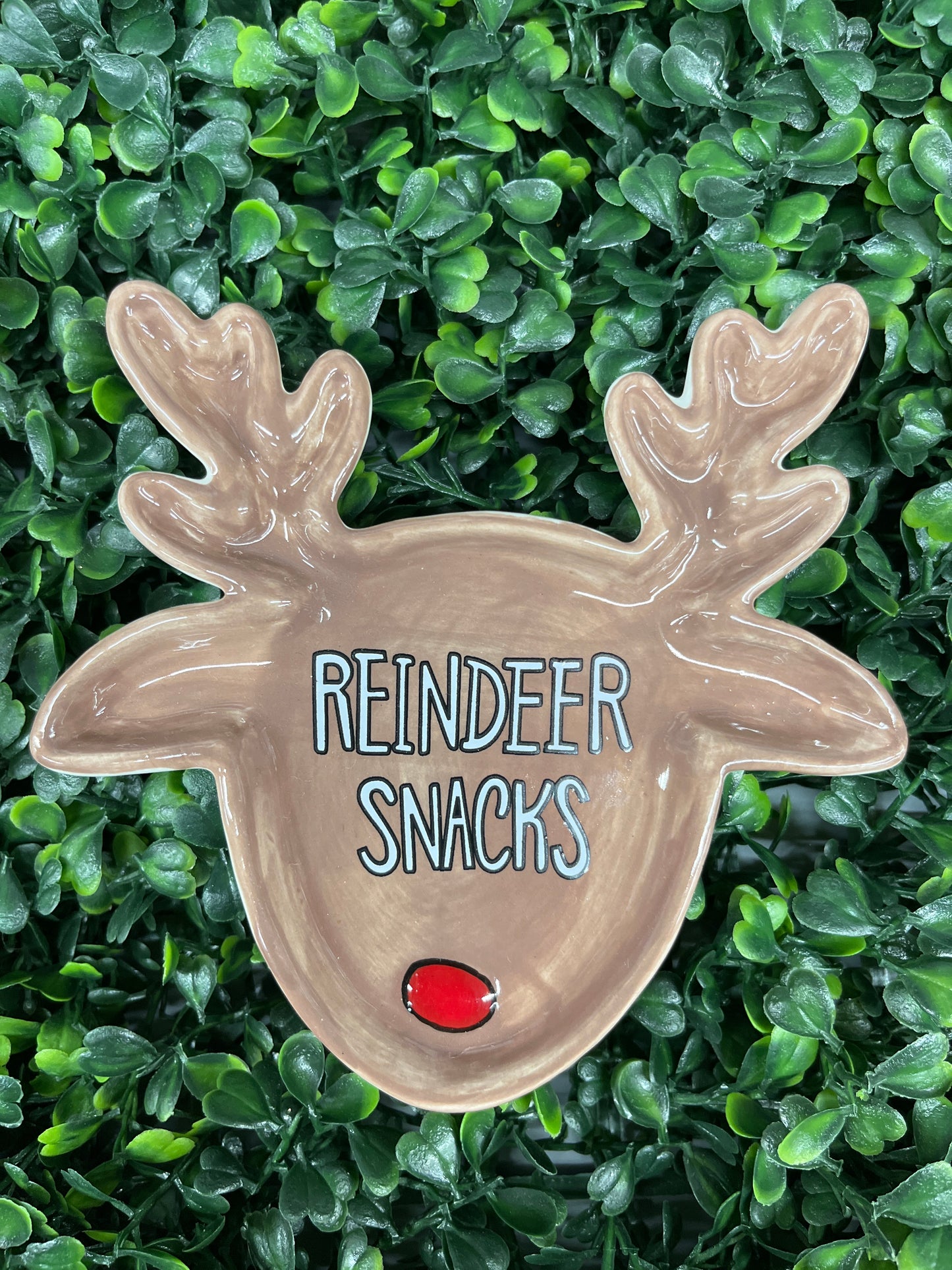 Reindeer Snacks Trinket Tray