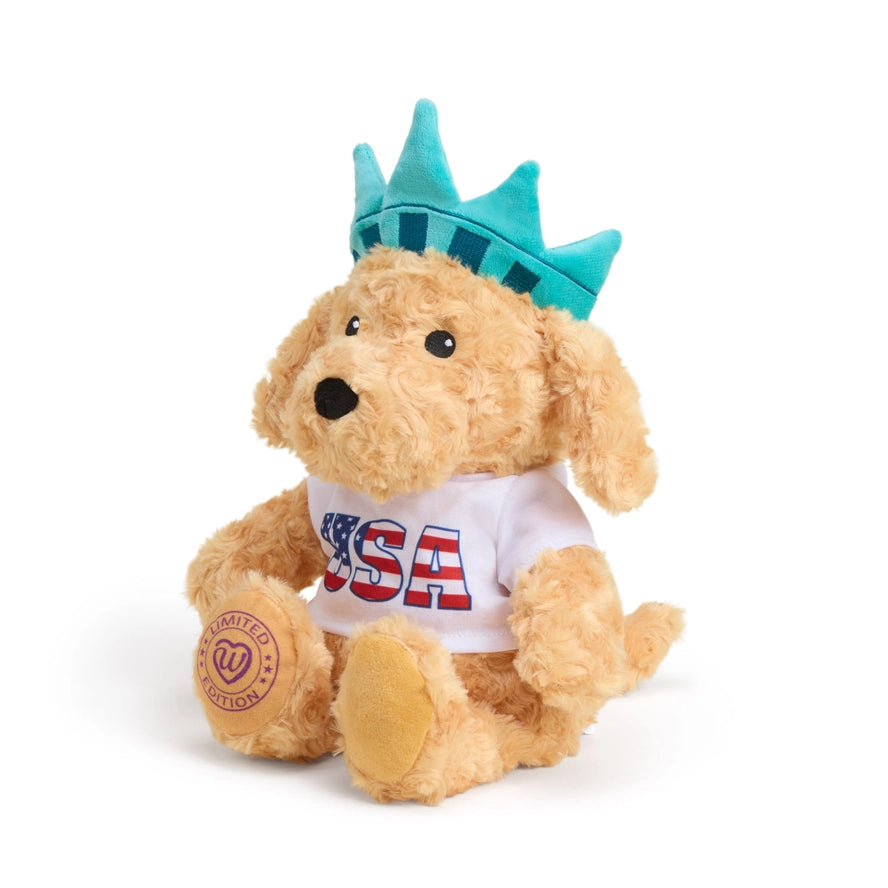 Golden Dog Warmies World Tour