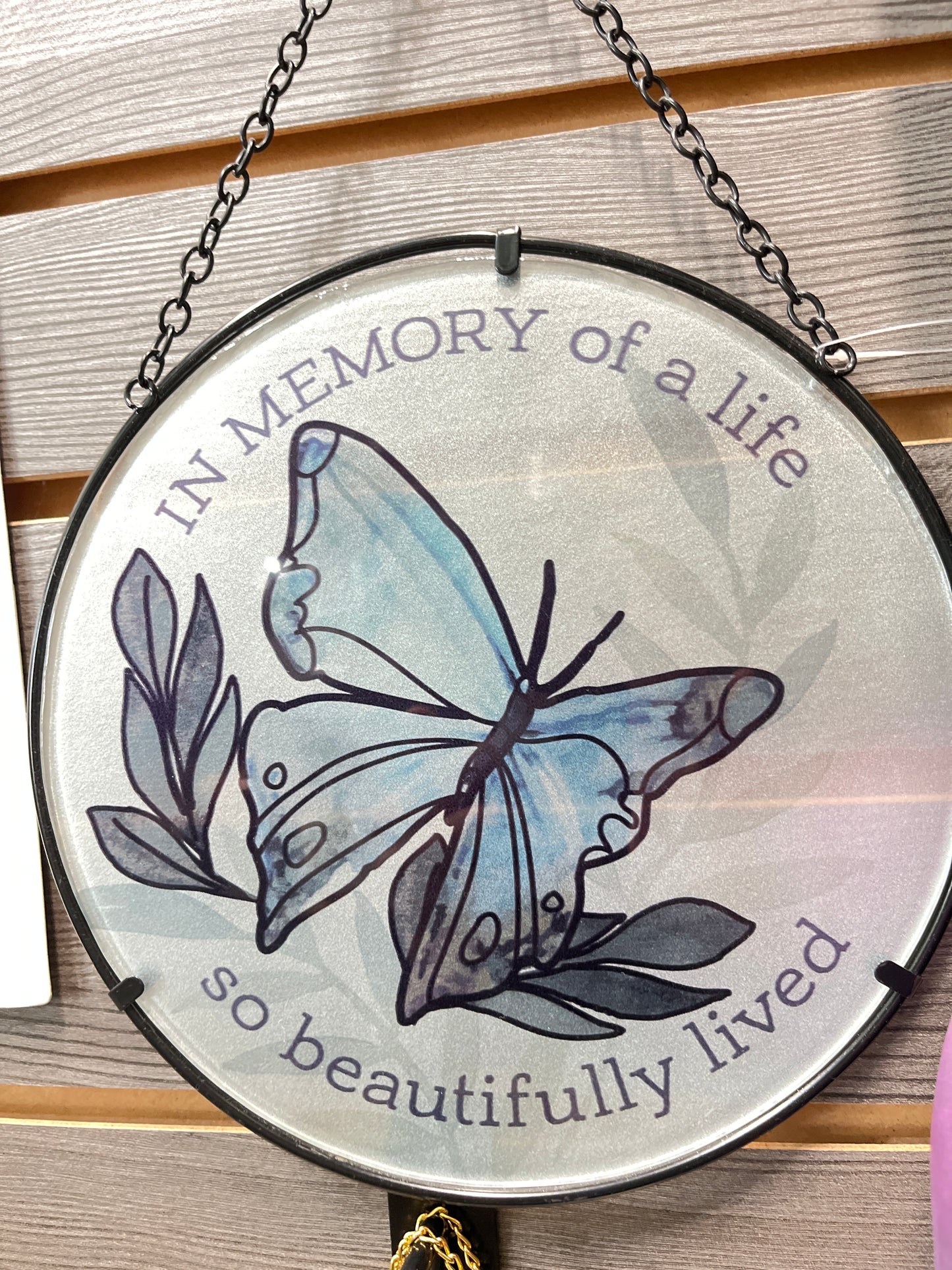 Metal & Glass Suncatcher