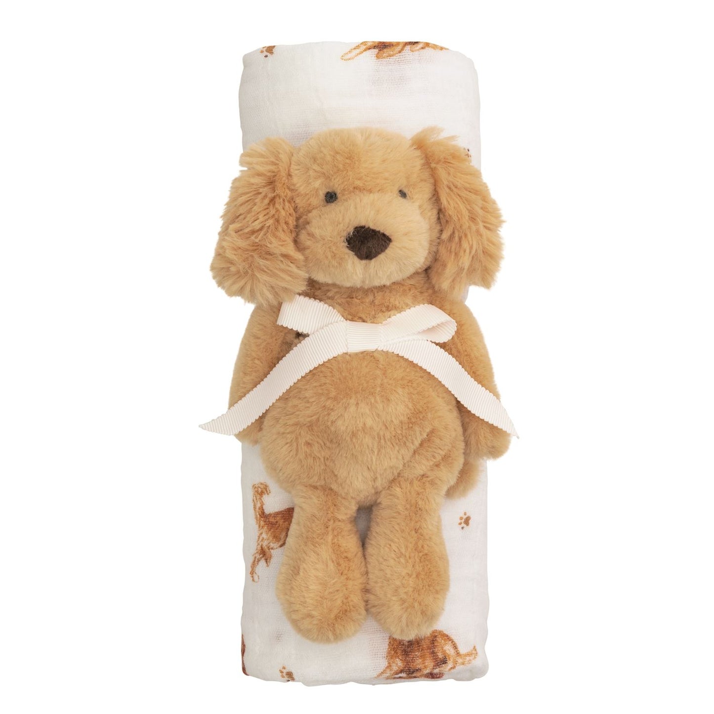 Mud Pie Swaddle & Rattle Set