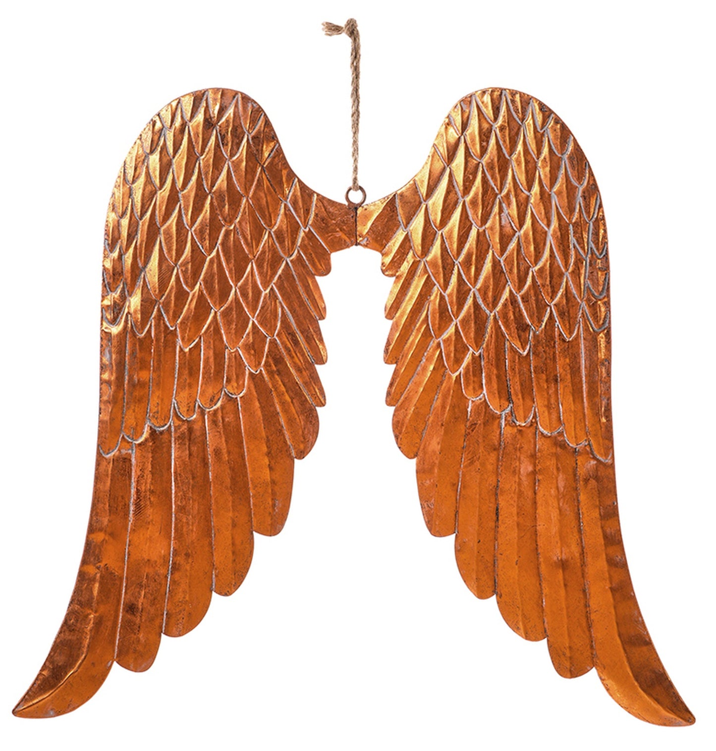 Bronze Angel Wing Hanging Decor Display