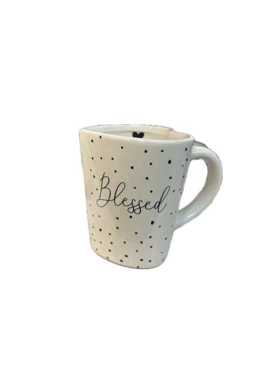 Ceramic Heart Shaped Coffee Mug