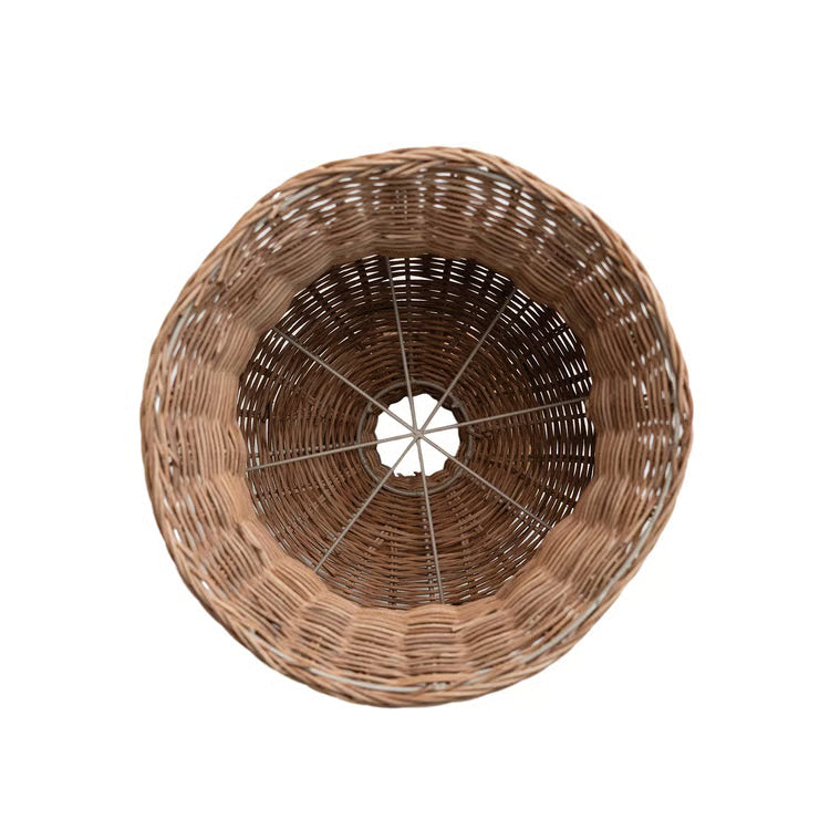 Hazel Mazel Decorative Hand-Woven Rattan Footed Vase