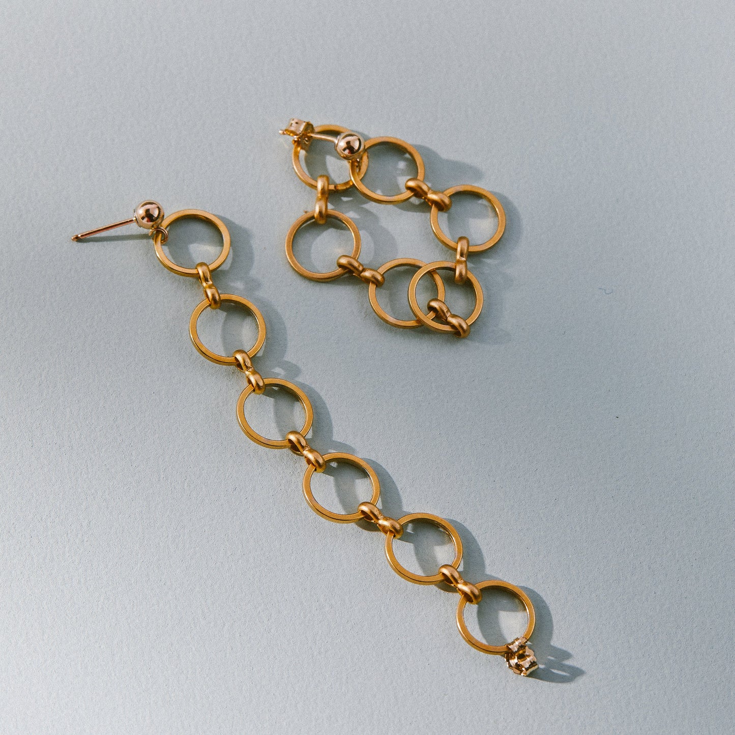 Bringin' It Full Circle Earrings-Gold