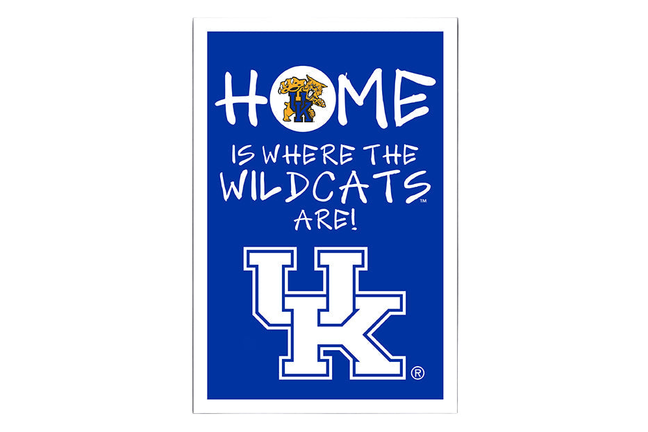 Home Is Where The Wildcats Are Garden Flag