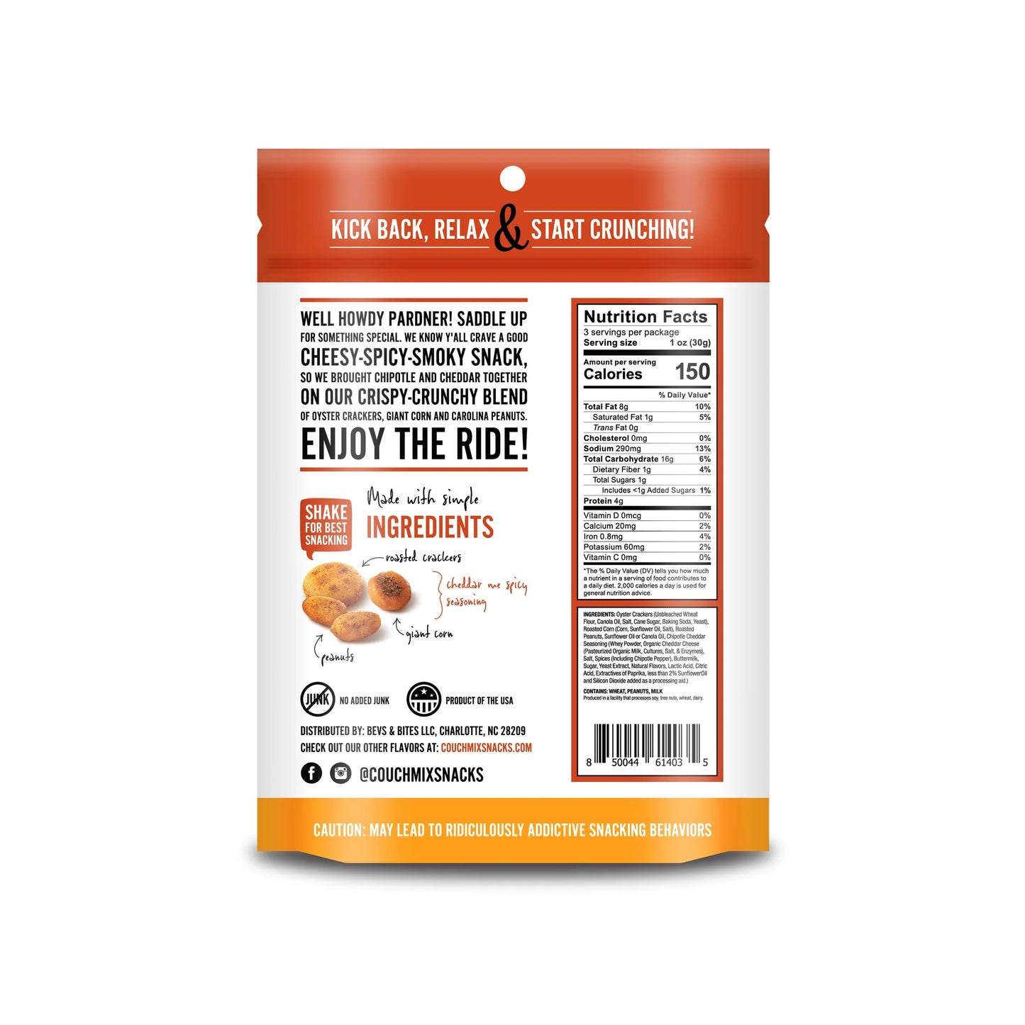 Bruce Julian Couch Mix- Smoky Chipotle Cheddar