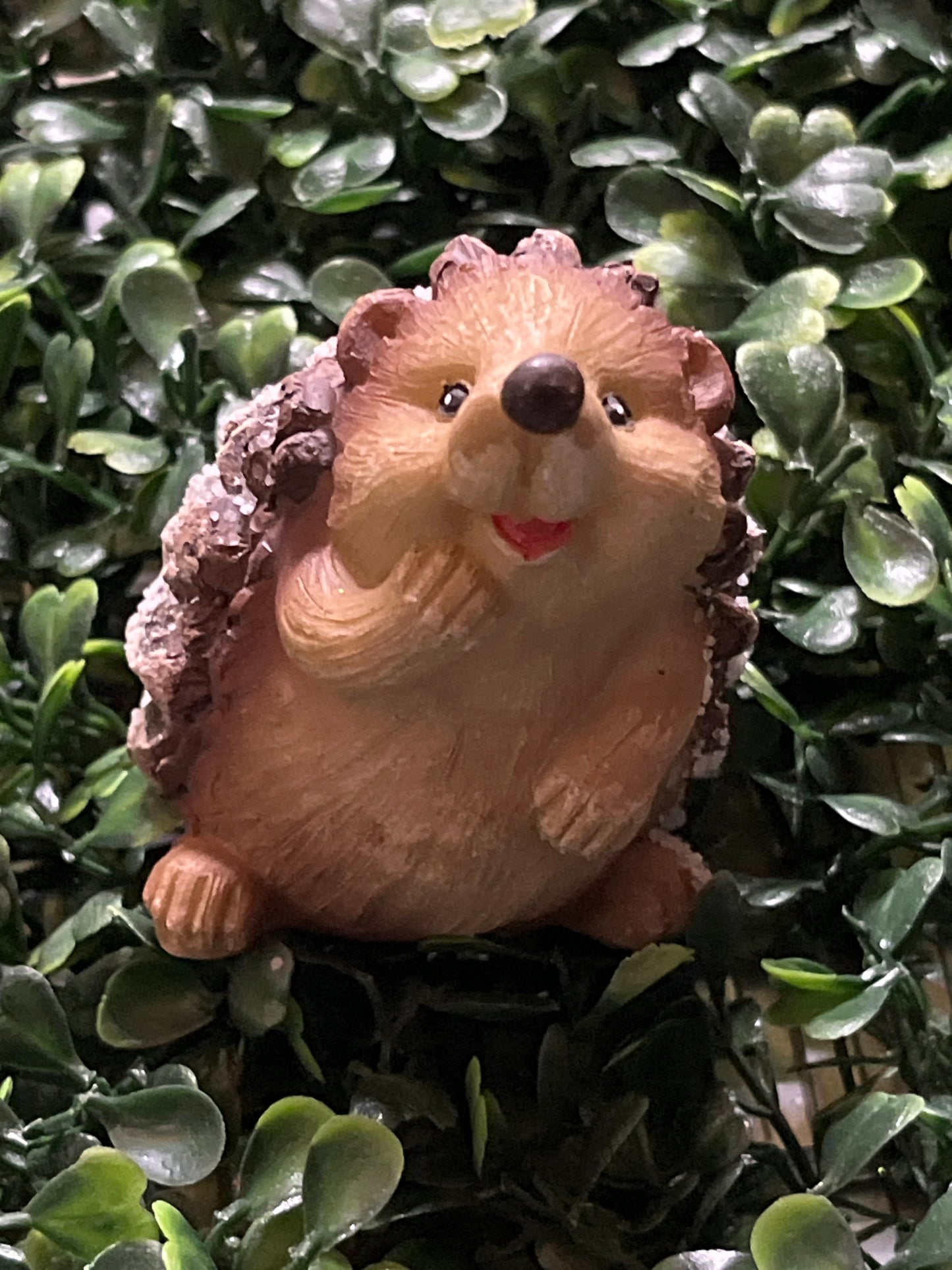 Small Resin Snow Hedgehog 4 Assorted Styles