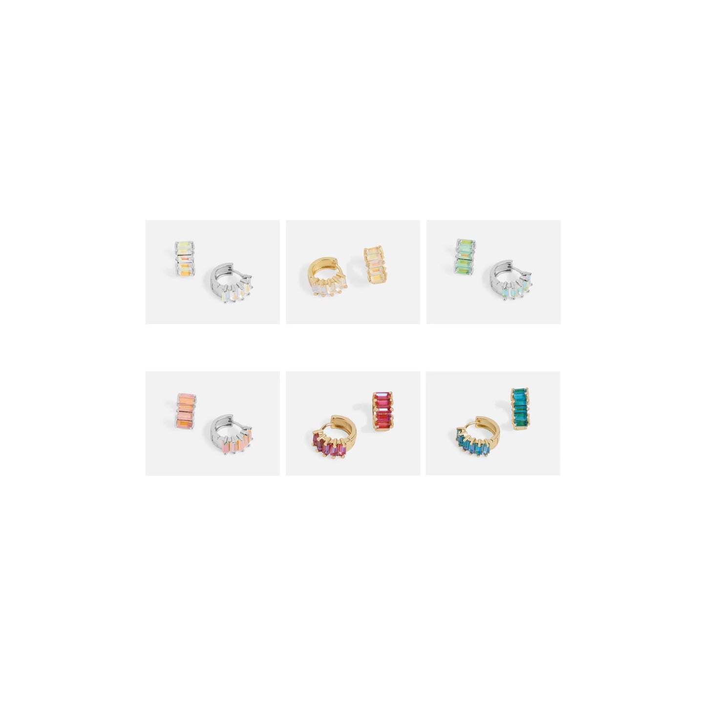 Emory Huggie Hoop Earring