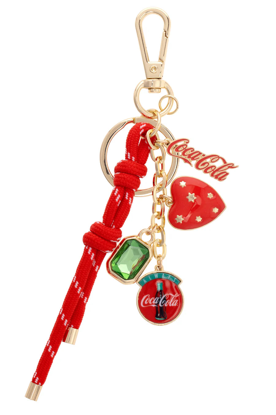 Coca-Cola Cluster Bag Charm in Red