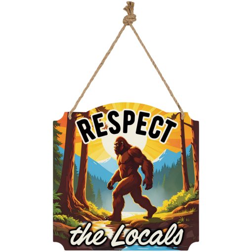"Respect the Locals" 18" Metal Wall Décor