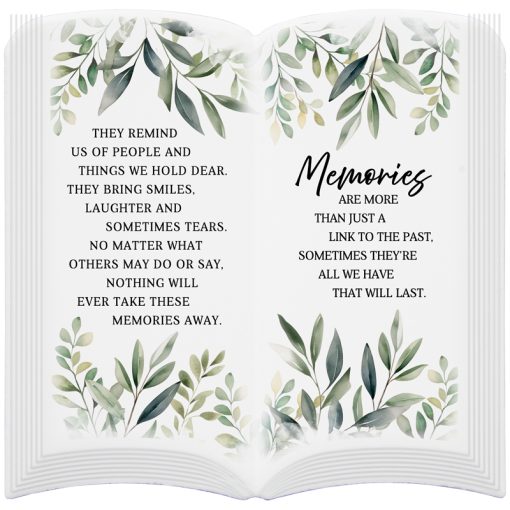 Book Easel Plaque
