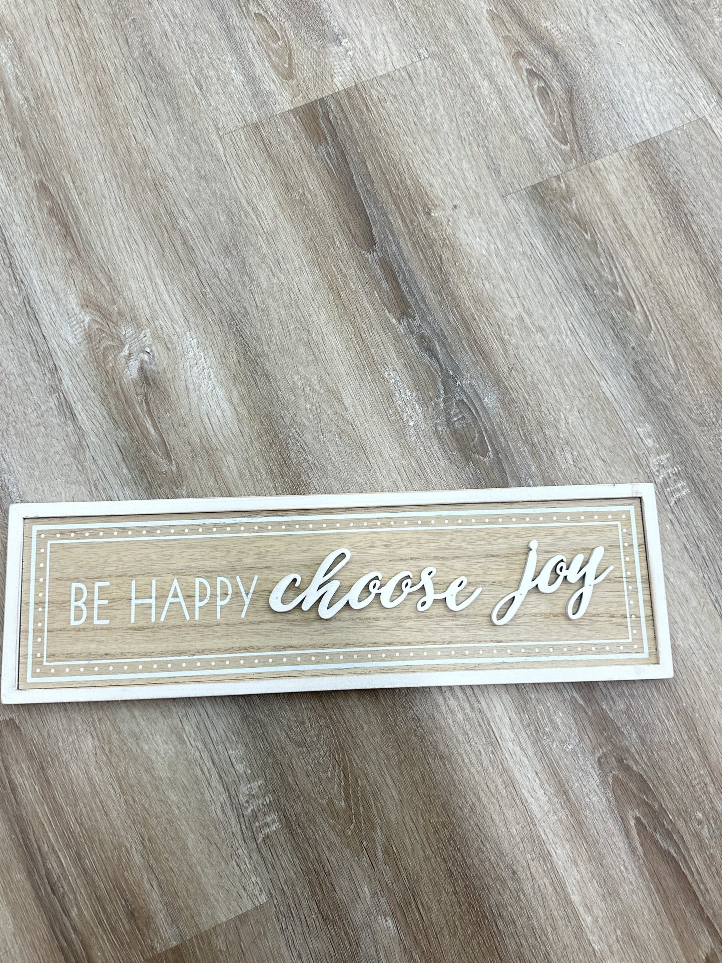 Be Happy Choose Joy Wall Decor