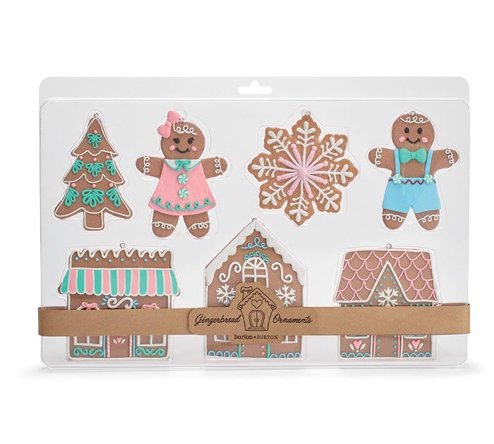Assorted Gingerbread Clay Dough Ornaments