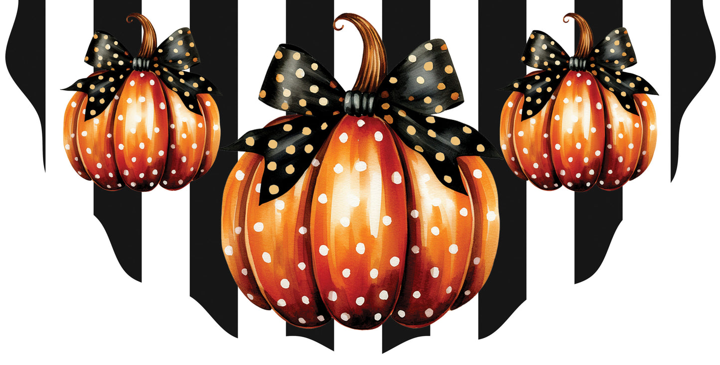 Vinyl Bunting-Elegant Pumpkin