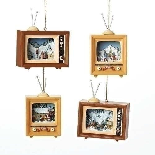 Small TV Christmas Ornament