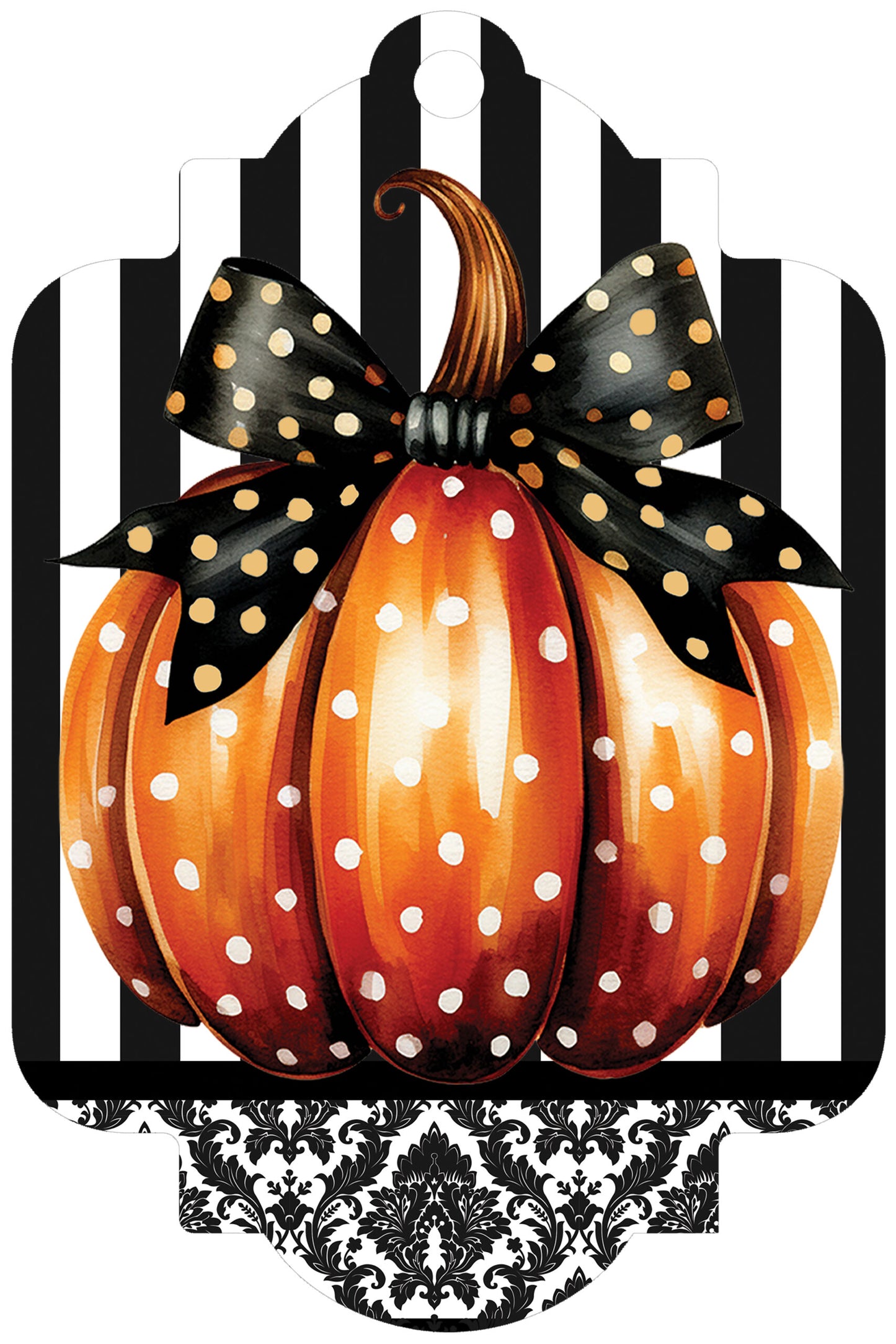 Deluxe Door Decor-Elegant Pumpkin