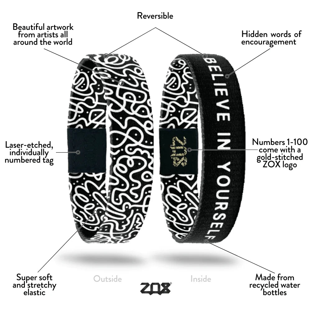 ZOX Believe In Yourself Interactive Bracelet
