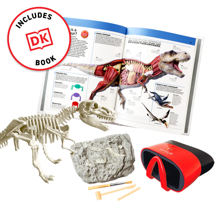 Virtual Reality Discovery Gift Set w/ DK Book- Dinosaurs!