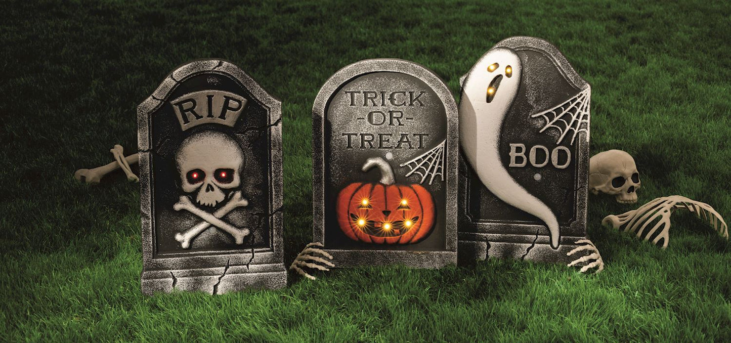 Mud Pie Led Tombstone Decor