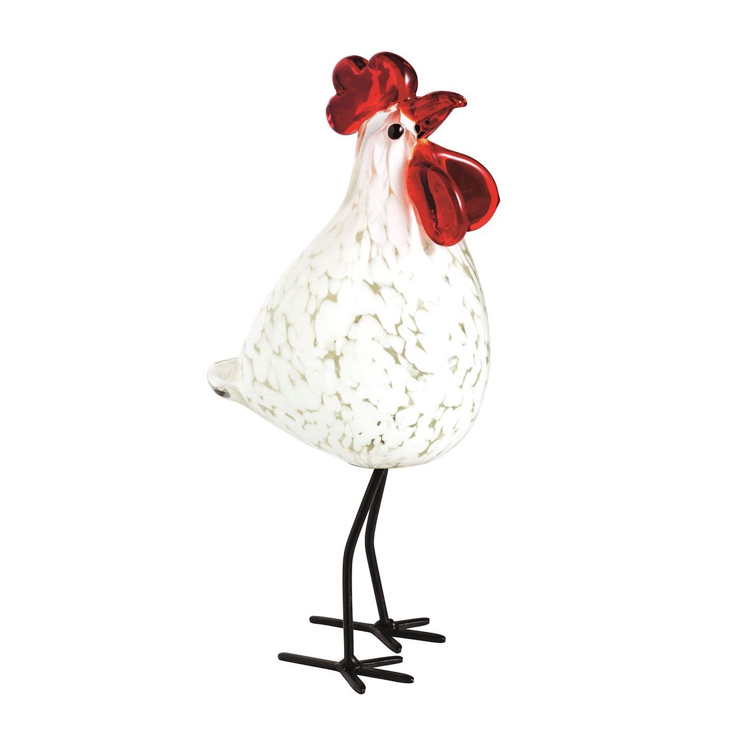 Mud Pie Glass Chickens Decor