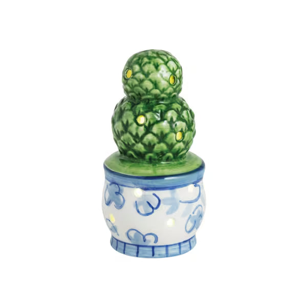 Mud Pie Topiary LED Sitter
