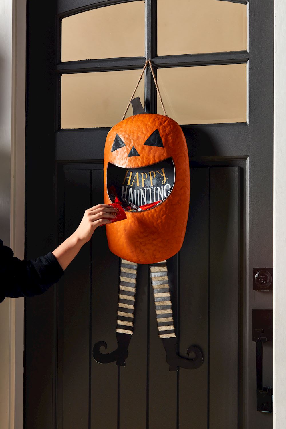 Mud Pie Jack-O-Lantern Candy Door Hanger