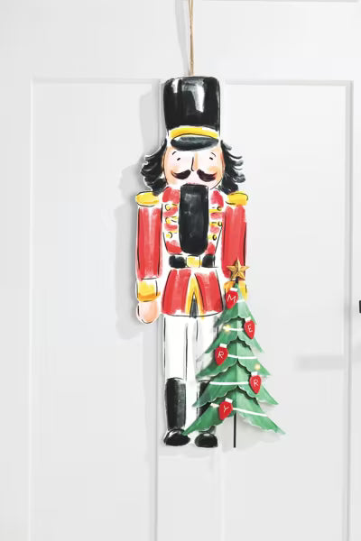 Mud Pie Nutcracker Door Hanger