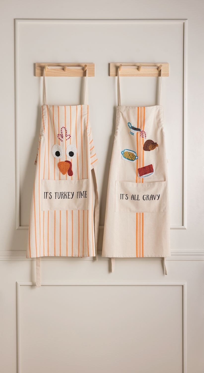Mud Pie Thanksgiving Aprons