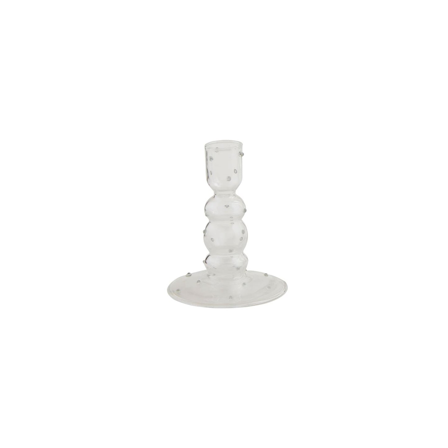 Mud Pie Dotted Glass Candlestick