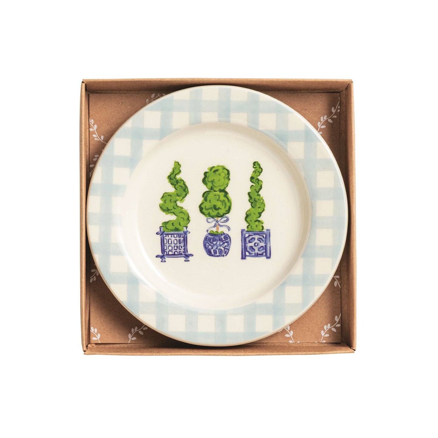 Mud Pie Topiary Tidbit Plates