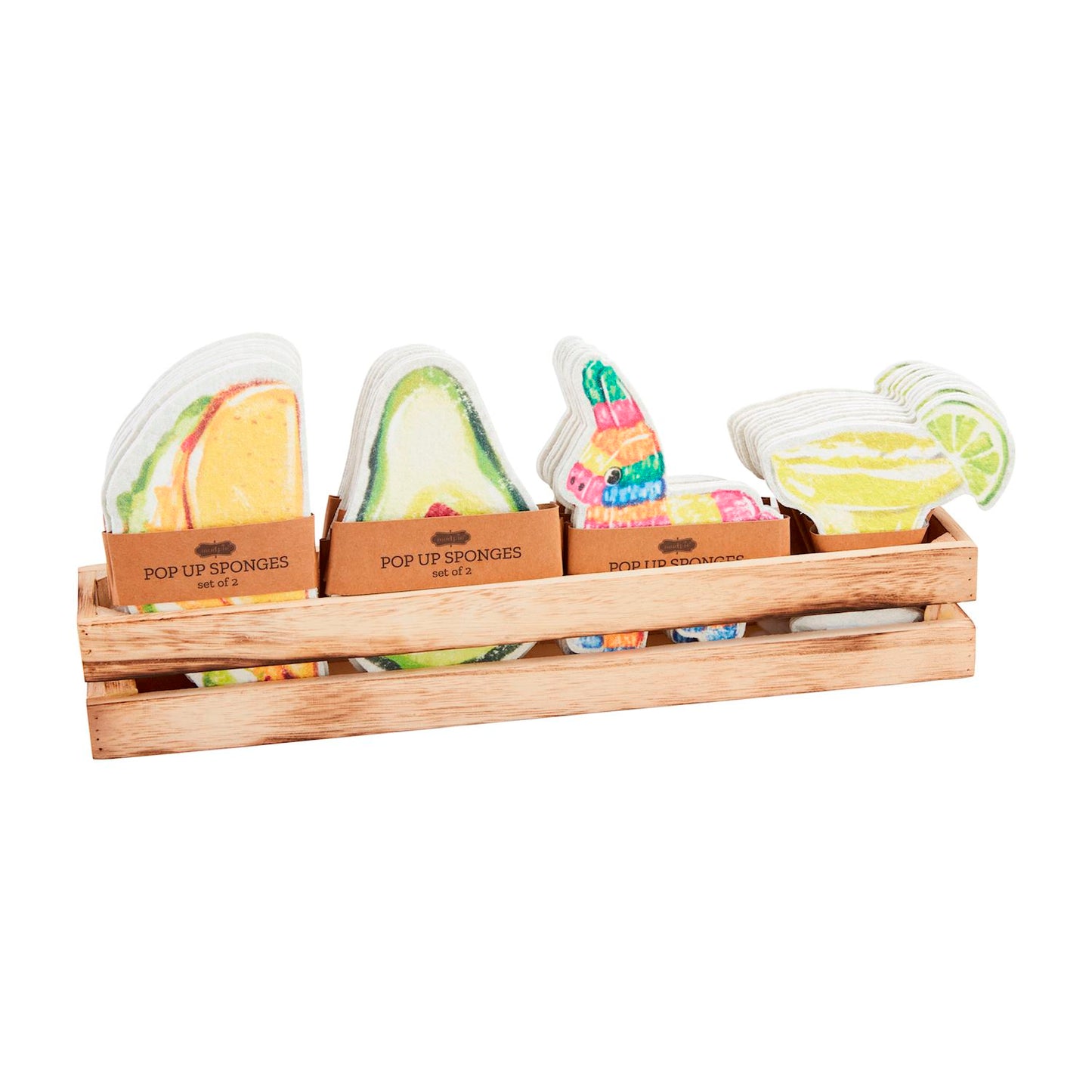 Mud Pie Fiesta Pop Up Sponges- Set Of 2