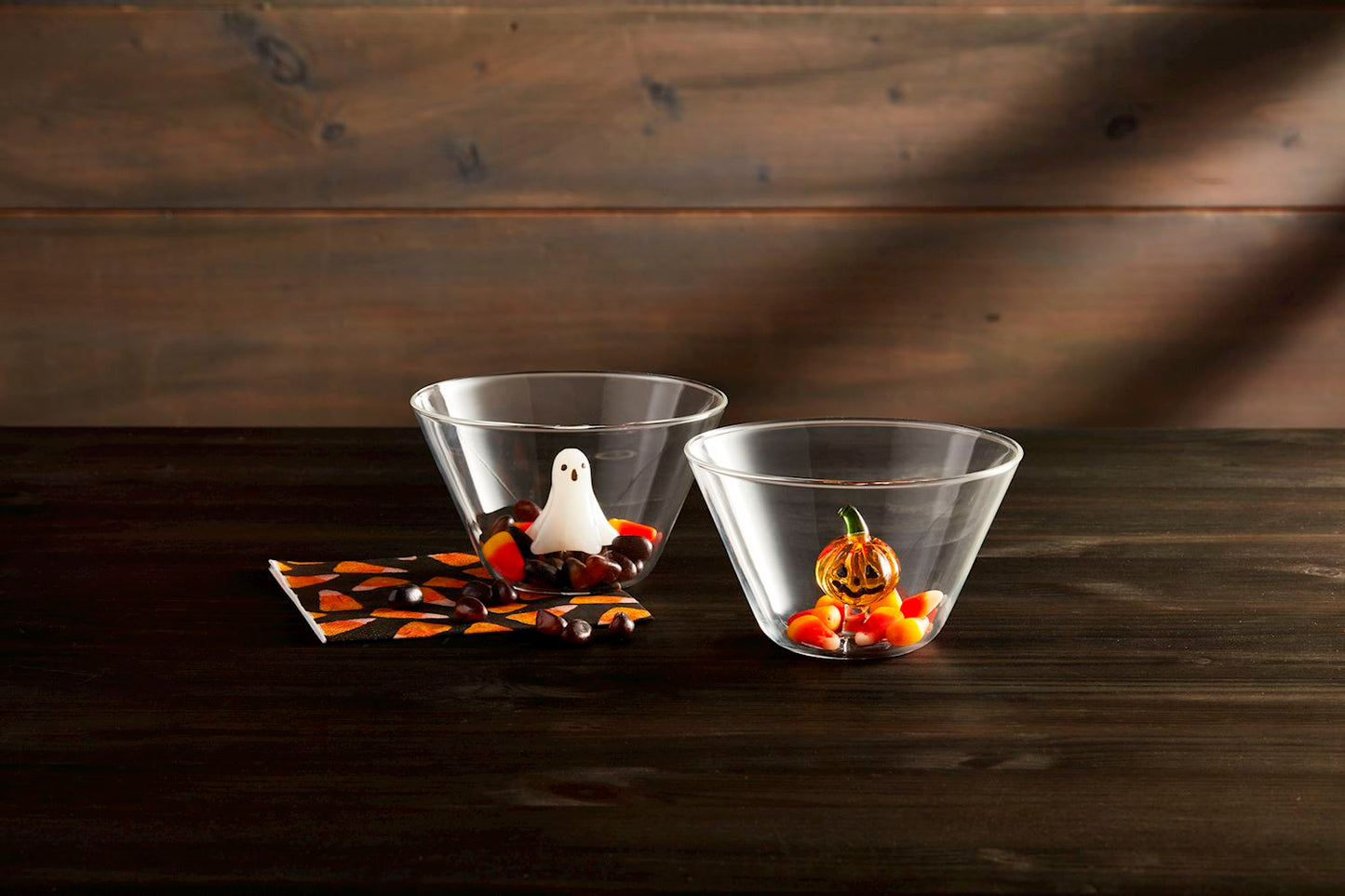 Mud Pie Halloween Glass Candy Bowl