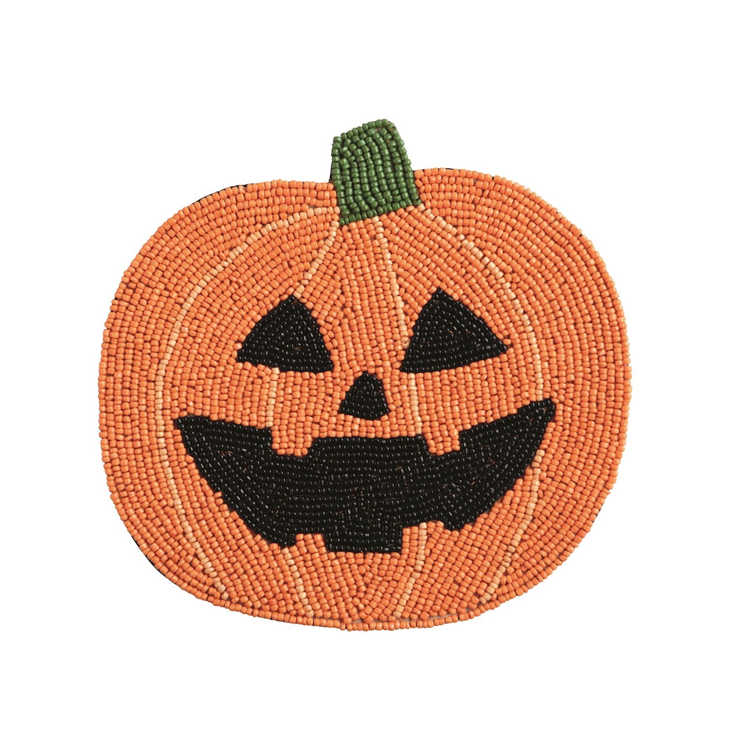 Mud Pie Pumpkin Beaded Trivet