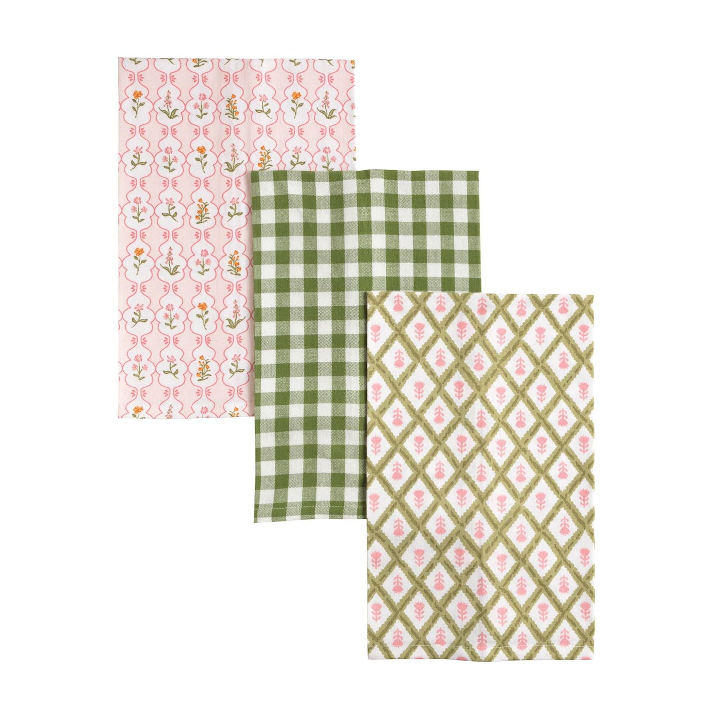 Mud Pie Greenhouse Towel Set