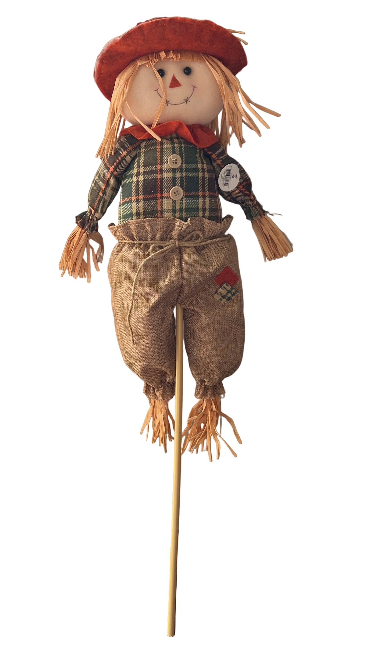 Cloth Scarecrow On A Pole