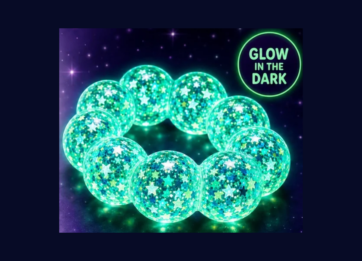 Feelzies™ Glow-in-The-Dark Squishy Bracelet