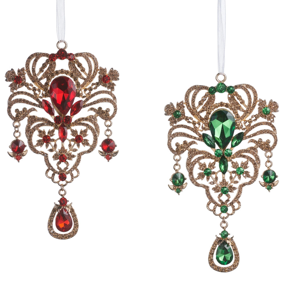 5.5" Brooch Drop Ornament