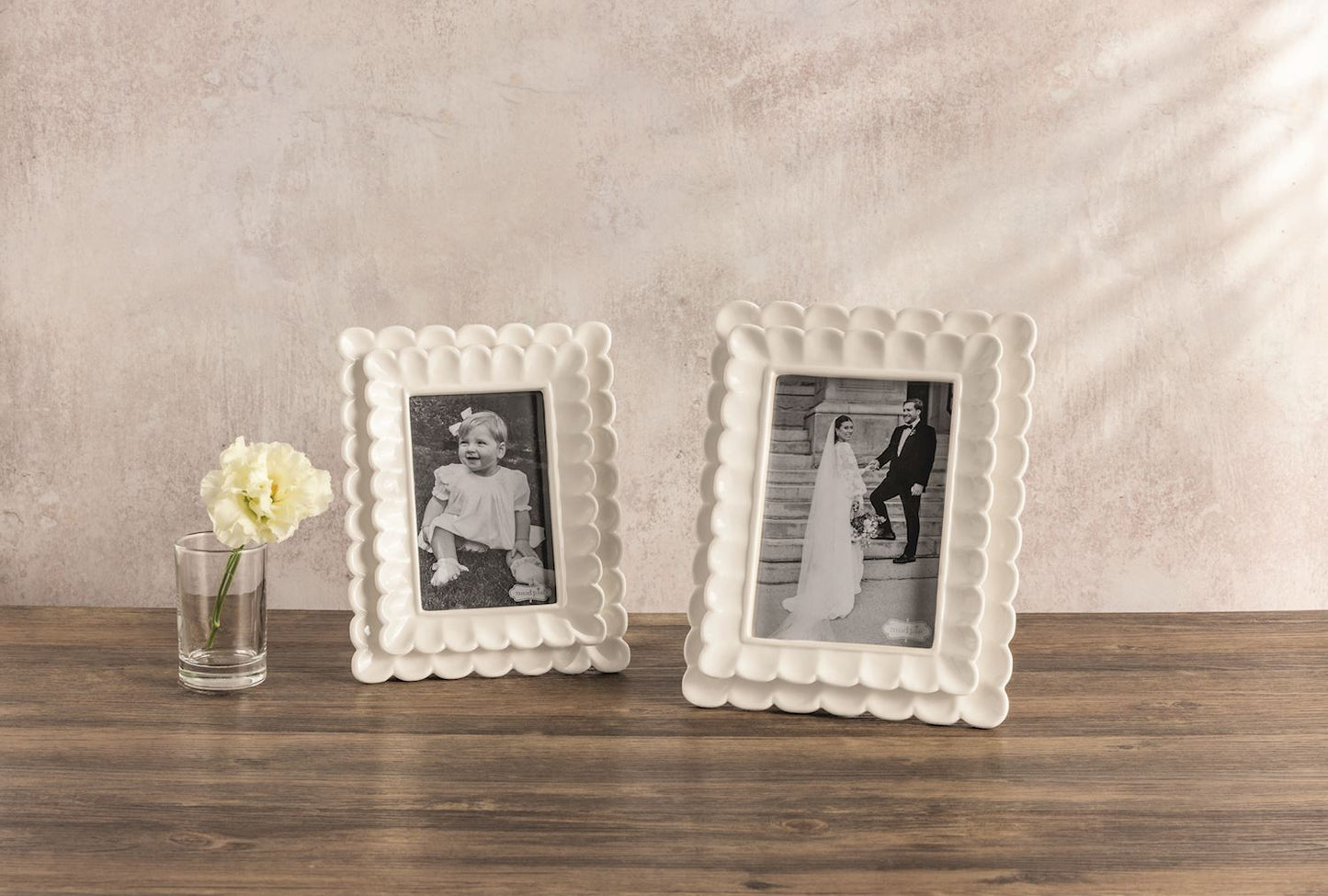 Mud Pie Scalloped Frames