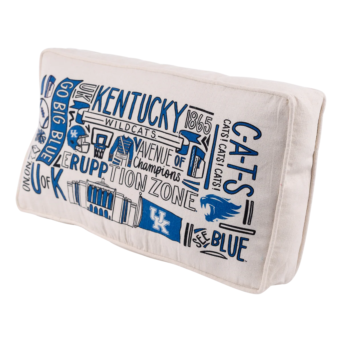 Kentucky Collage Pillow